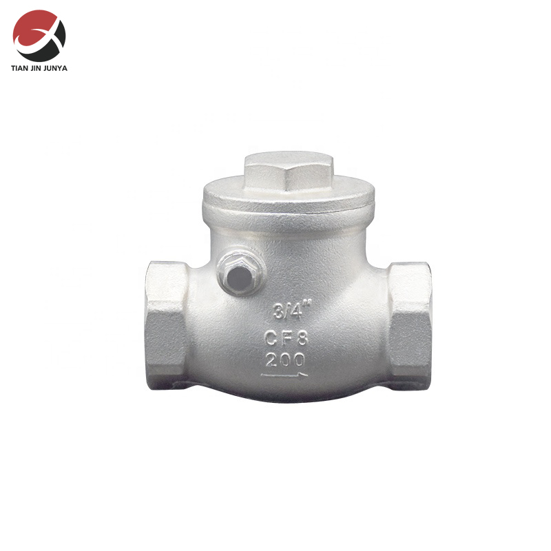 不鏽鋼内螺紋卧(wo)式單向止回閥