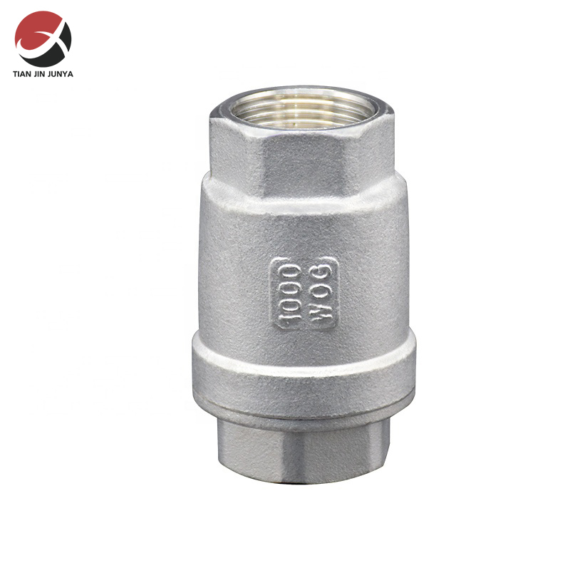 不(bu)鏽鋼二片式彈簧(huáng)止回閥